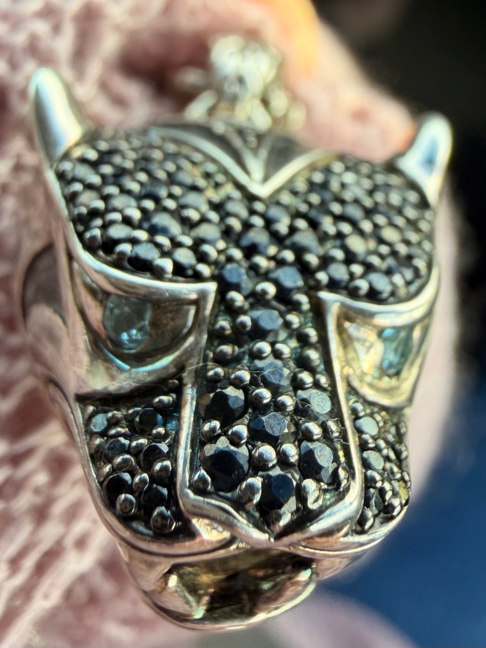 John Hardy Black Panther Pendant Necklace - Picture 10 of 15